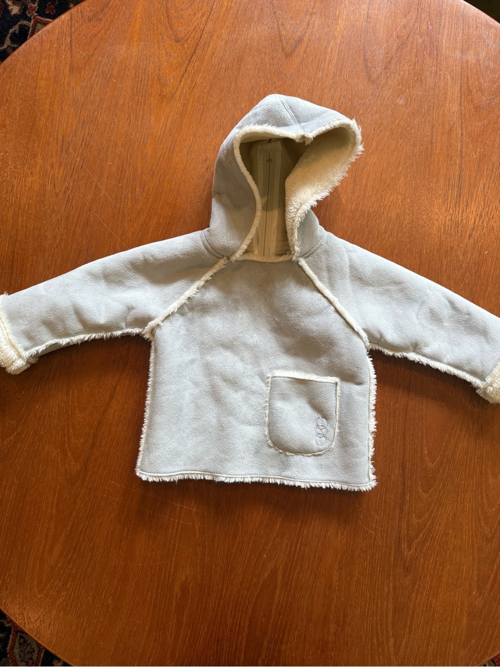 Egg by Susan Lazar 12M Pullover Sherpa Jacket